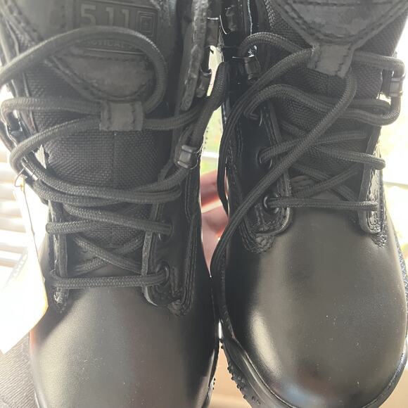 511 ATAC 6 Zip up UP Boot Womens Size 4 Black Tactical Leather Security Combat - Picture 7 of 13